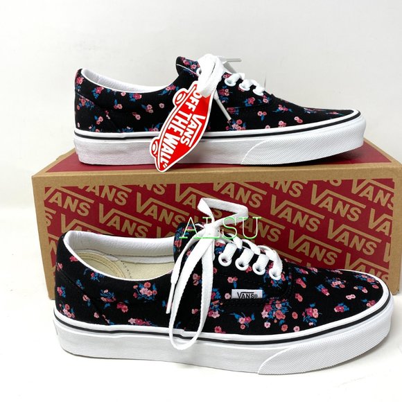 💖MEGA SALE💖VANS Era Low Top Ditsy Floral Black Canvas Women’s 5 VN0A4U398KI - Picture 9 of 11